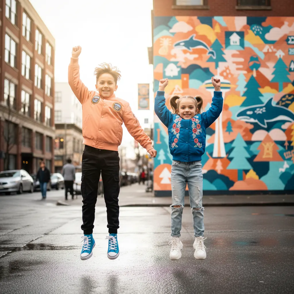 Comfortable cool kids streetwear clothes for all seasons